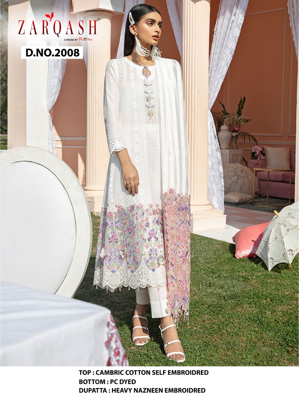 PAKISTANI SUITS D NO 2008A BY KHAYYIRA